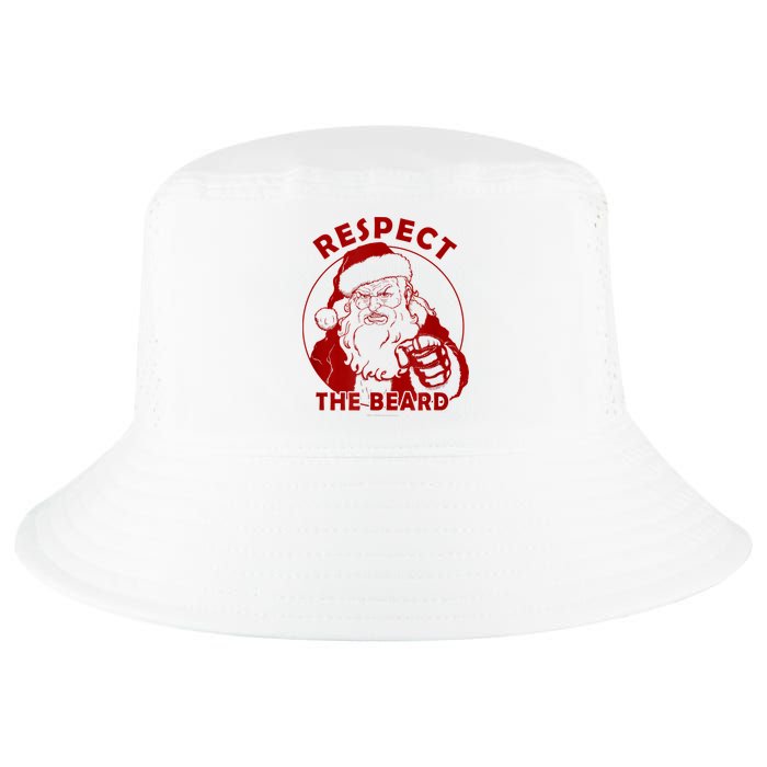 Respect The Beard Santa Claus Funny Christmas Cool Comfort Performance Bucket Hat