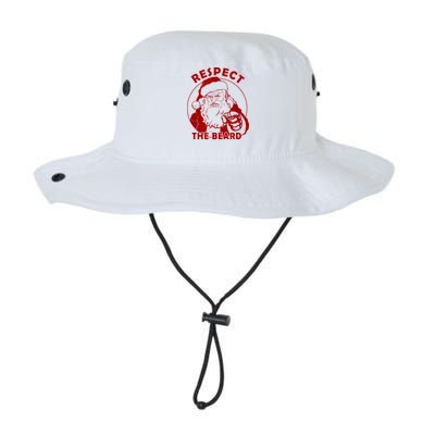 Respect The Beard Santa Claus Funny Christmas Bucket Hat