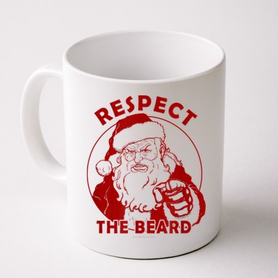 Respect The Beard Santa Claus Funny Christmas Mug