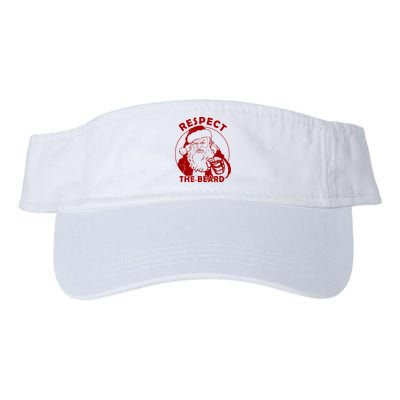 Respect The Beard Santa Claus Funny Christmas Visor