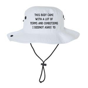 Retro This Body Came With A Lot Of Terms And Conditions Legacy Cool Fit Booney Bucket Hat