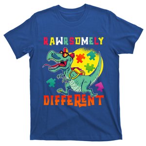 Rawrsomely Tgiftrex Back To School Autism Awareness Day Puzzle Gift T-Shirt