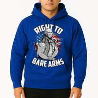 Right To Bare Arms 4th Of July Funny Gym Workout Hoodie