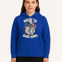 Right To Bare Arms 4th Of July Funny Gym Workout Hoodie