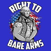 Right To Bare Arms 4th Of July Funny Gym Workout Hoodie