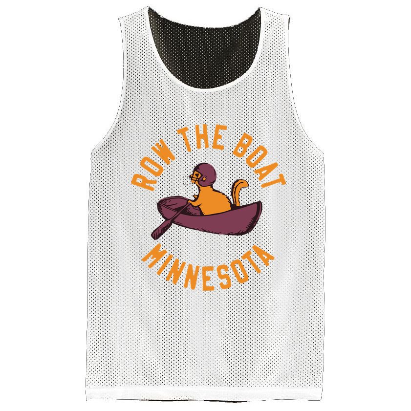 Row The Boat Minnesota Mesh Reversible Basketball Jersey Tank