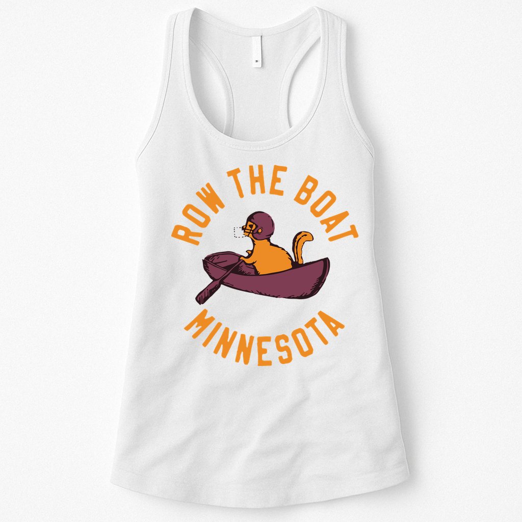 Row The Boat Minnesota Womens Tank Top