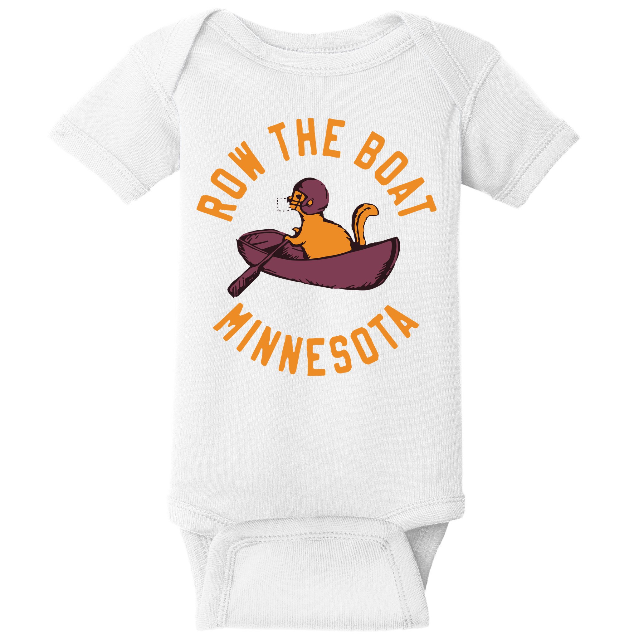 Row The Boat Minnesota Baby Bodysuit