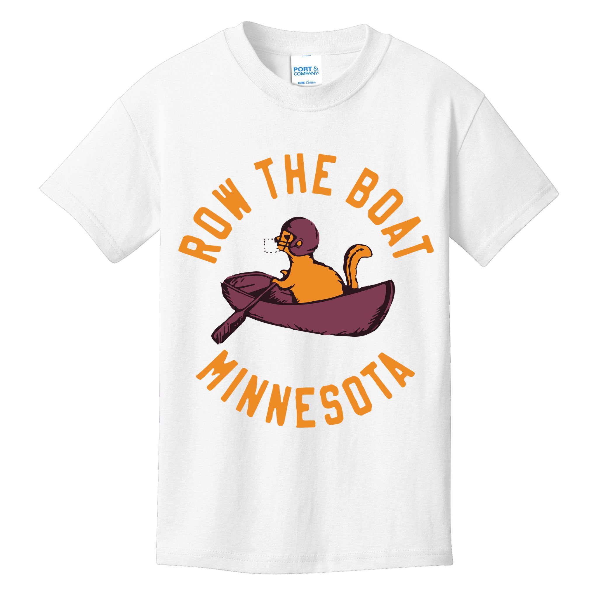 Row The Boat Minnesota Kids T-Shirt