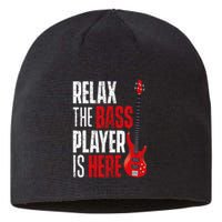 Relax The Bass Player Is Here Bassist Guitarist Musician Sustainable Beanie