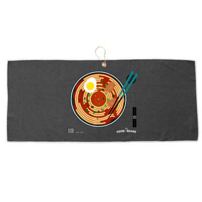 Ra tastes better on Vinyl  Large Microfiber Waffle Golf Towel