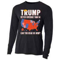 Retro Trump Better Coverage Than 5g Can You Hear Us Now Cooling Performance Long Sleeve Crew