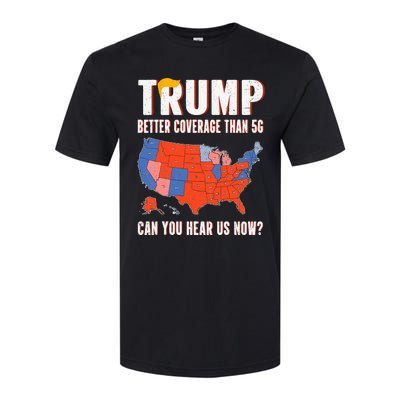 Retro Trump Better Coverage Than 5g Can You Hear Us Now Softstyle CVC T-Shirt