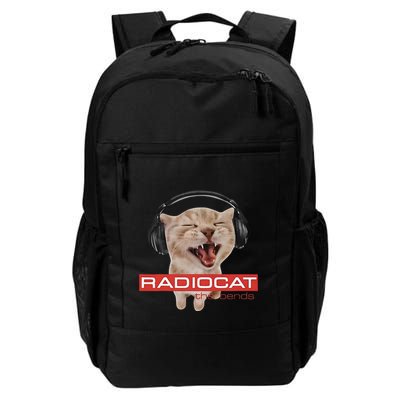 Radiocat The Bends Funny Music Cat Meme Cat Mom Cat Lover Backpack