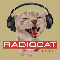 Radiocat The Bends Funny Music Cat Meme Cat Mom Cat Lover Cooling Performance Crew T-Shirt