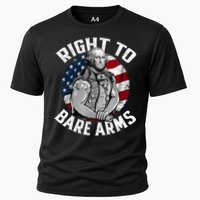 Right To Bare Arms 4th Of July Funny Gym George Washington Performance Shirt