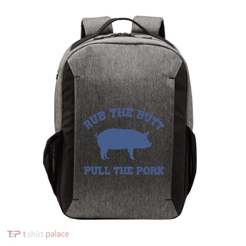 Rub The Butt Pull Pork Vector Backpack