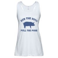 Rub The Butt Pull Pork Ladies Essential Flowy Tank