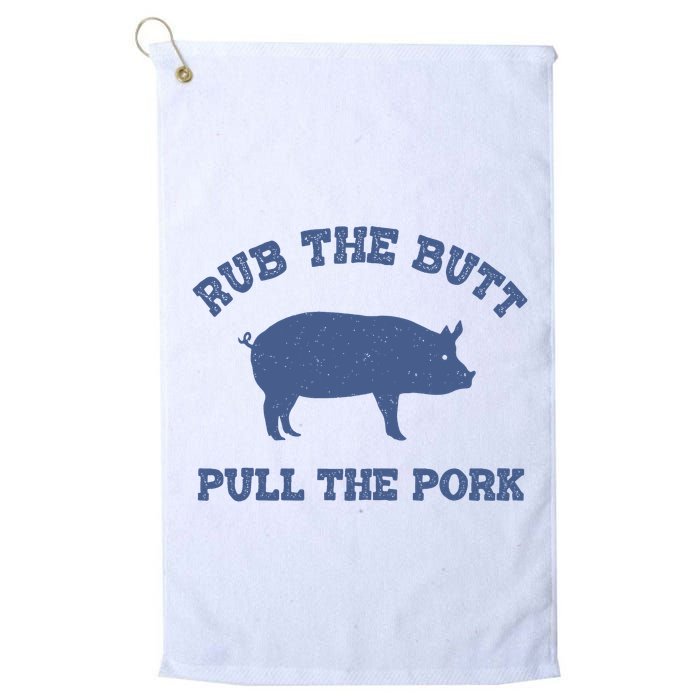 Rub The Butt Pull Pork Golf Towel