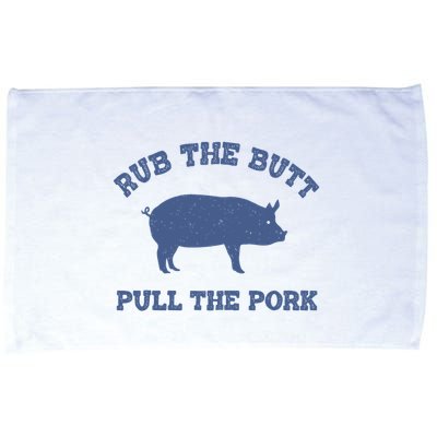 Rub The Butt Pull Pork Microfiber Hand Towel