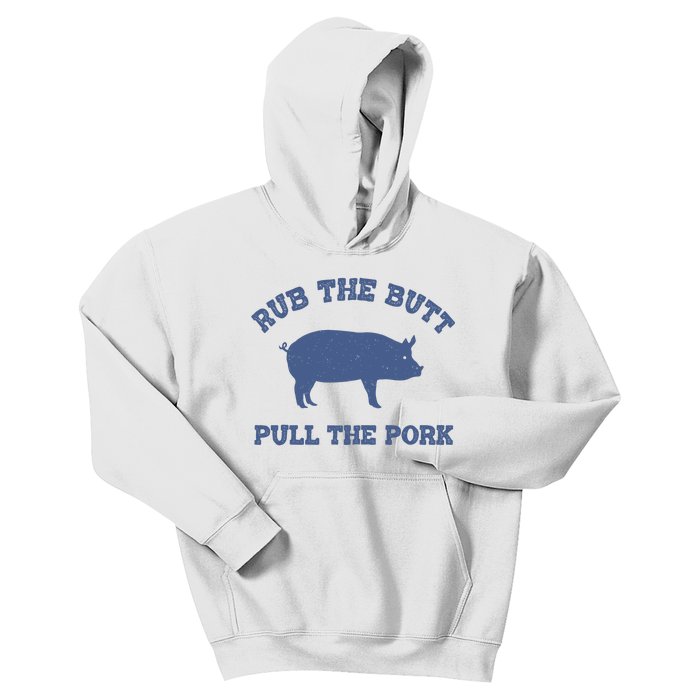 Rub The Butt Pull Pork Kids Hoodie