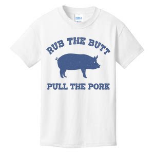 Rub The Butt Pull Pork Kids T-Shirt