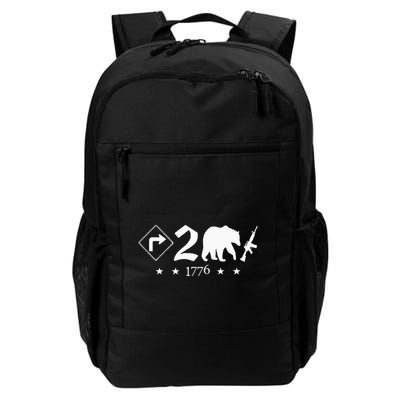 Right To Bear Arms Pro Gun Funny Patriotic Military Daily Commute Backpack