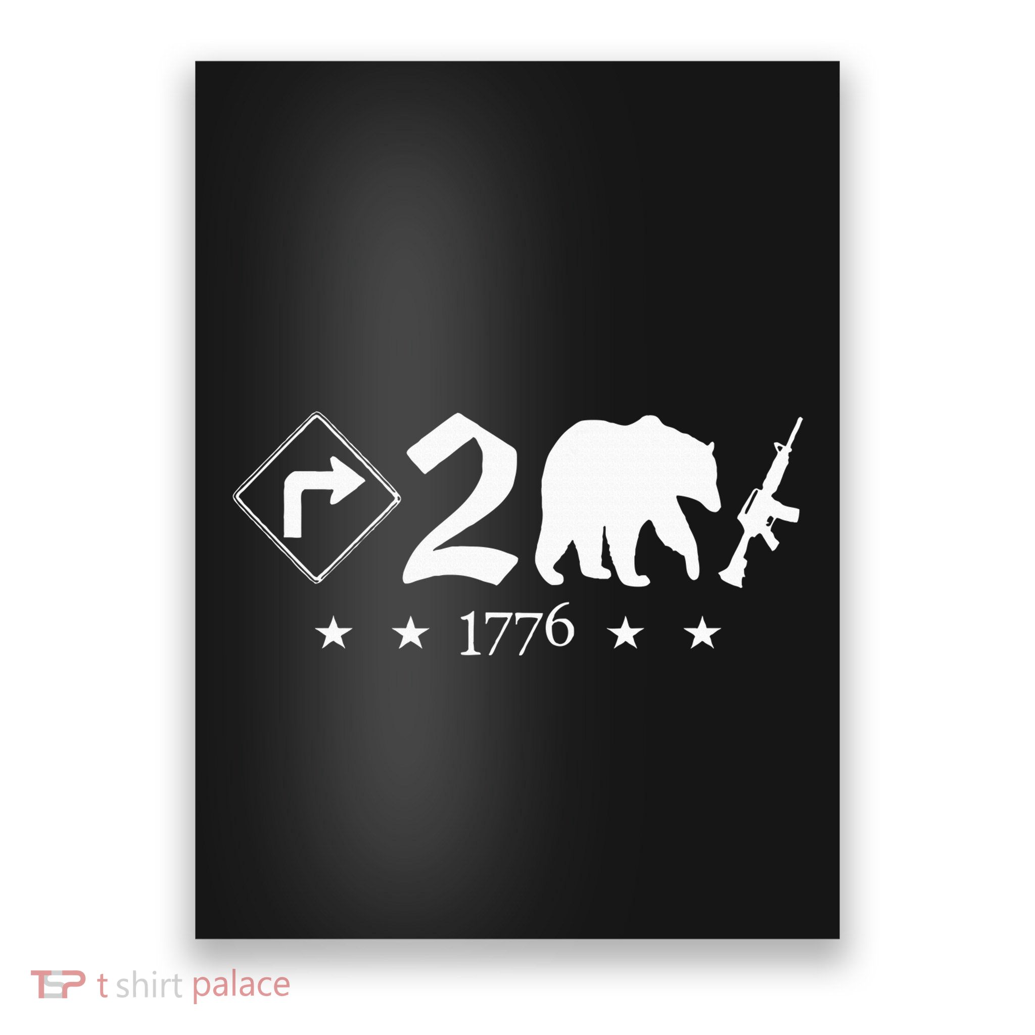 Right To Bear Arms Pro Gun Funny Patriotic Military Poster