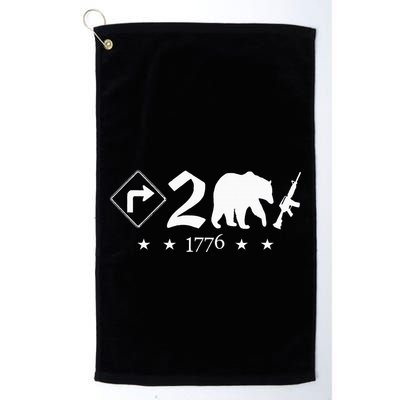 Right To Bear Arms Pro Gun Funny Patriotic Military Golf Towel