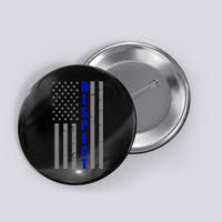 Respect The Blue Support Our Police American Flag Button