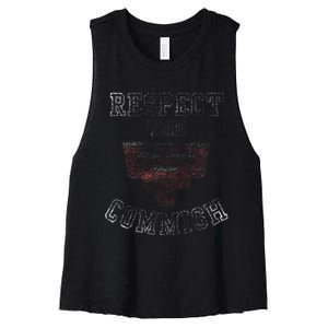 Respect the Commish Women's Racerback Cropped Tank