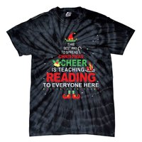 Reading Teacher Christmas Shirts Elf Christmas Cheer Tie-Dye T-Shirt