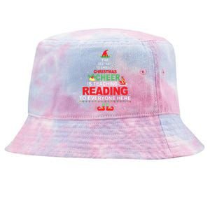 Reading Teacher Christmas Shirts Elf Christmas Cheer Tie-Dyed Bucket Hat