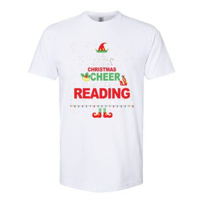 Reading Teacher Christmas Shirts Elf Christmas Cheer Softstyle CVC T-Shirt