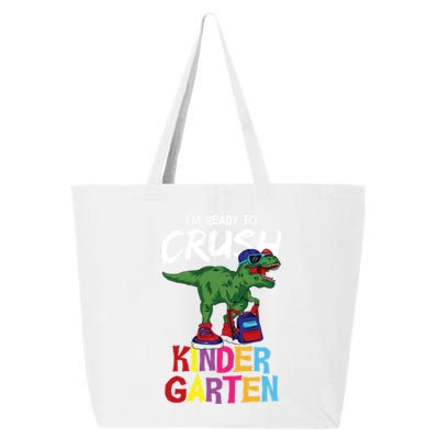 Ready To Crush Kindergarten T Rex Cute Kindergarten Gift 25L Jumbo Tote