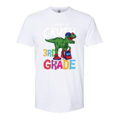 Ready To Crush Third Grade T Rex Cute 3Rd Grade Gift Softstyle® CVC T-Shirt