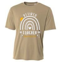 Retired Teacher Class Of 2025 Rainbow Teachers Retirement Cooling Performance Crew T-Shirt