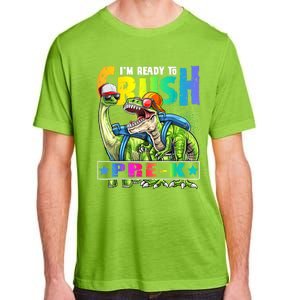 Ready To Crush PreK Dinosaur Backpack Back To School Boy Adult ChromaSoft Performance T-Shirt