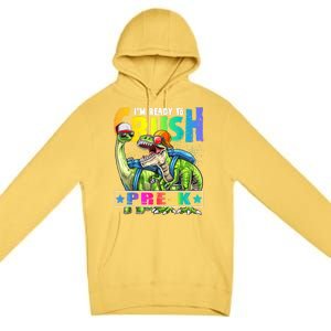 Ready To Crush PreK Dinosaur Backpack Back To School Boy Premium Pullover Hoodie