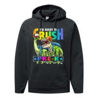 Ready To Crush PreK Dinosaur Backpack Back To School Boy Performance Fleece Hoodie