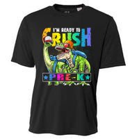 Ready To Crush PreK Dinosaur Backpack Back To School Boy Cooling Performance Crew T-Shirt