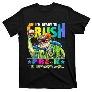 Ready To Crush PreK Dinosaur Backpack Back To School Boy T-Shirt