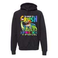 Ready To Crush PreK Dinosaur Backpack Back To School Boy Premium Hoodie