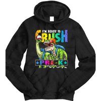 Ready To Crush PreK Dinosaur Backpack Back To School Boy Tie Dye Hoodie