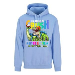 Ready To Crush PreK Dinosaur Backpack Back To School Boy Unisex Surf Hoodie