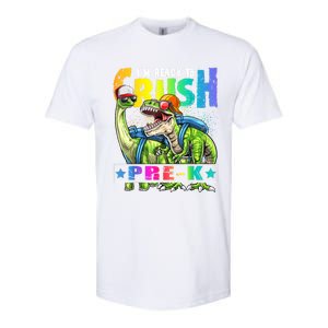 Ready To Crush PreK Dinosaur Backpack Back To School Boy Softstyle CVC T-Shirt