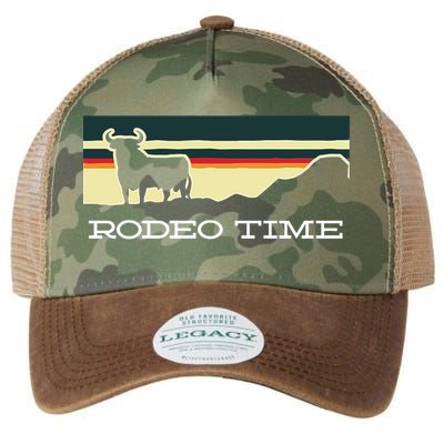 Rodeo Time Cowboy Wild West Cow Horseman Ranch Lasso Boots Legacy Tie Dye Trucker Hat