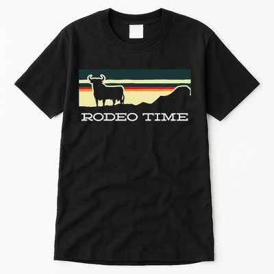 Rodeo Time Cowboy Wild West Cow Horseman Ranch Lasso Boots Tall T-Shirt