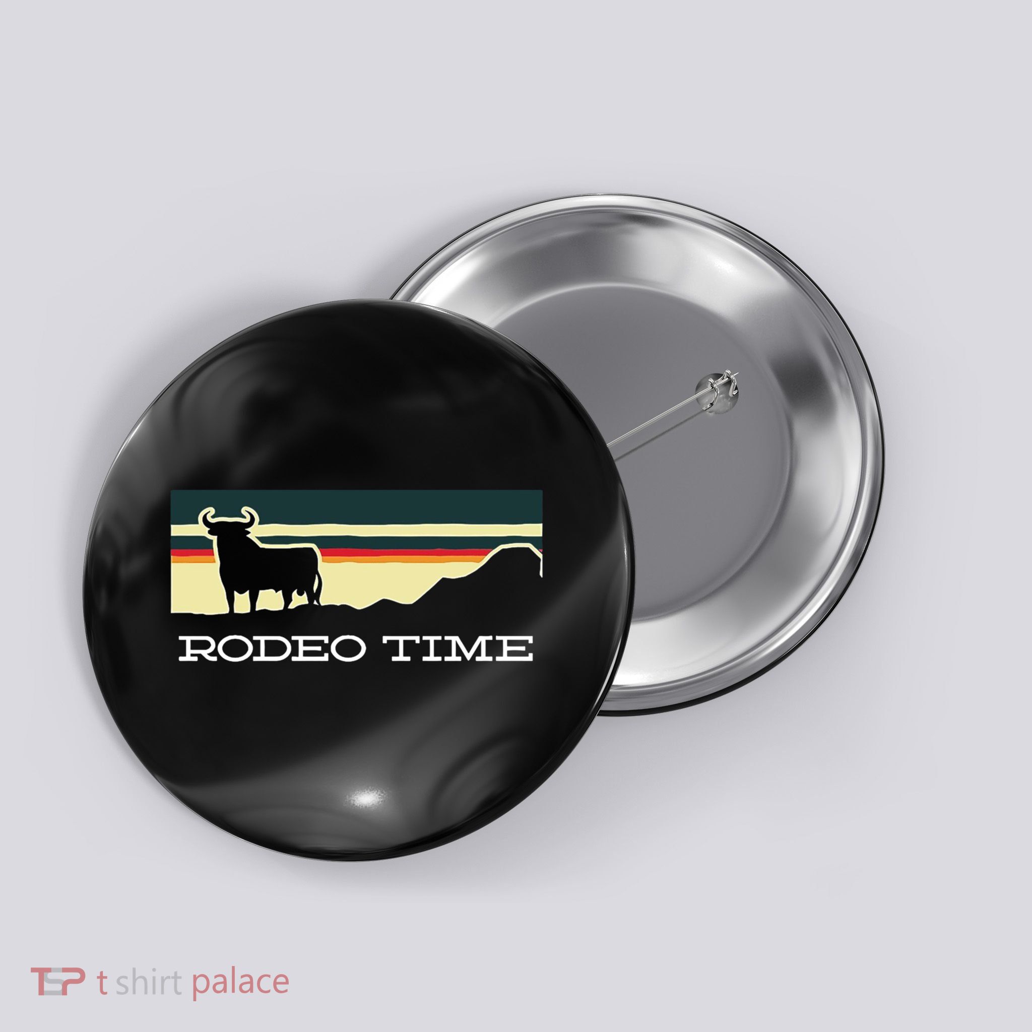 Rodeo Time Cowboy Wild West Cow Horseman Ranch Lasso Boots Button