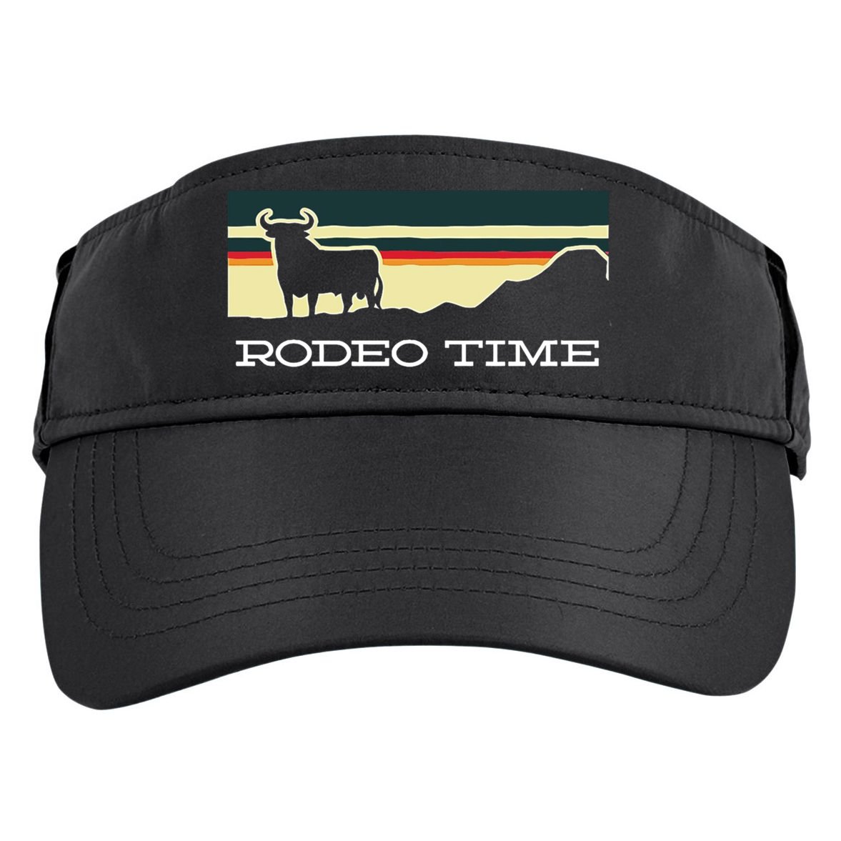 Rodeo Time Cowboy Wild West Cow Horseman Ranch Lasso Boots Adult Drive Performance Visor